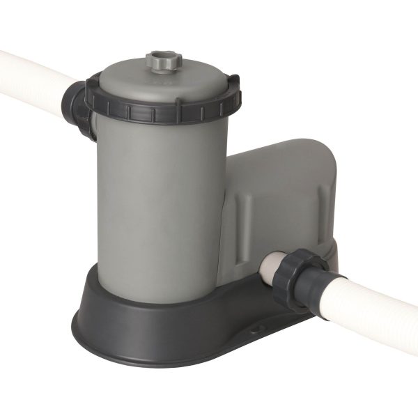 Bestway 16ft x 16ft x 48in Power Steel Swim Vista Pool Set with Cartridge Filter - Image 2