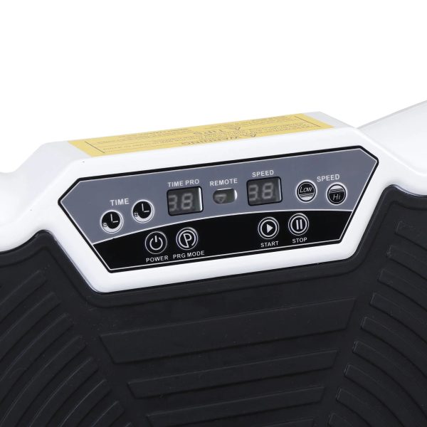 Vibration Plate Exercise Machine Training Equipment for Weight Loss Toning Whie - Image 23