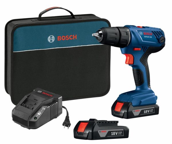 18 V Compact 1/2 In. Drill/Driver Kit with (2) 1.5 Ah SlimPack Batteries - Image 6